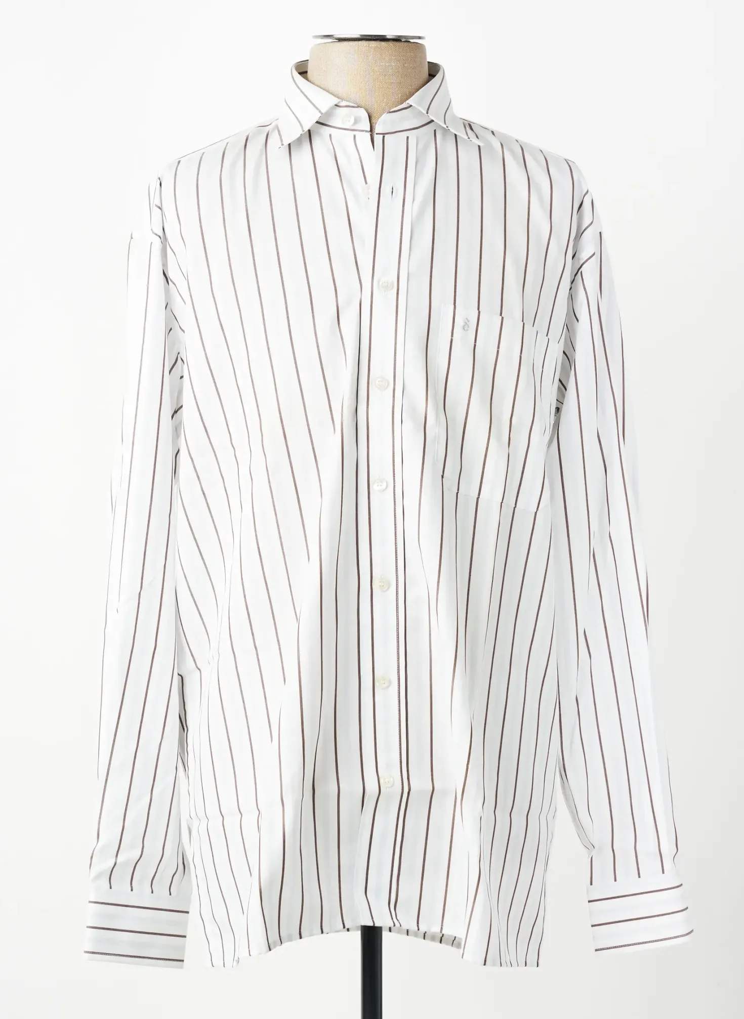Chemise Manches Longues Eterna Beige