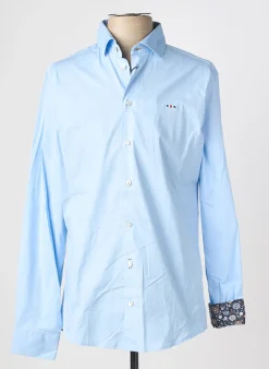 Chemise Manches Longues Fq1924 Bleu