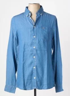 Chemise Manches Longues Fq1924 Bleu