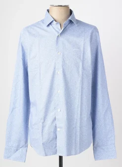 Chemise Manches Longues Gant Bleu