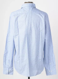 Chemise Manches Longues Gant Bleu