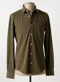 Chemise Manches Longues Hugo Boss Kaki