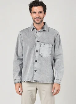 Chemise Manches Longues I8 Denim Gris