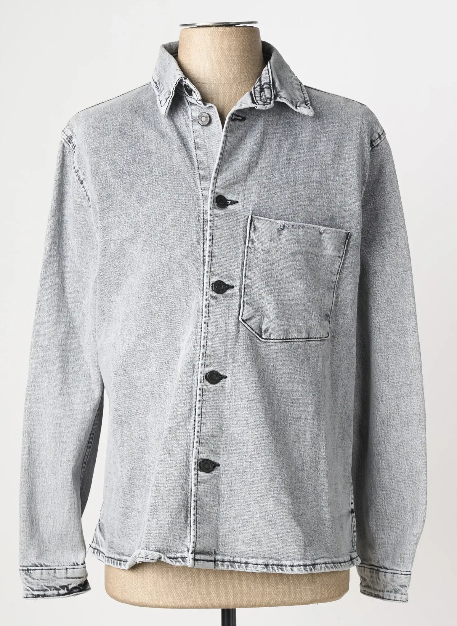 Chemise Manches Longues I8 Denim Gris
