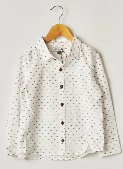 Chemise Manches Longues Jean Bourget Blanc