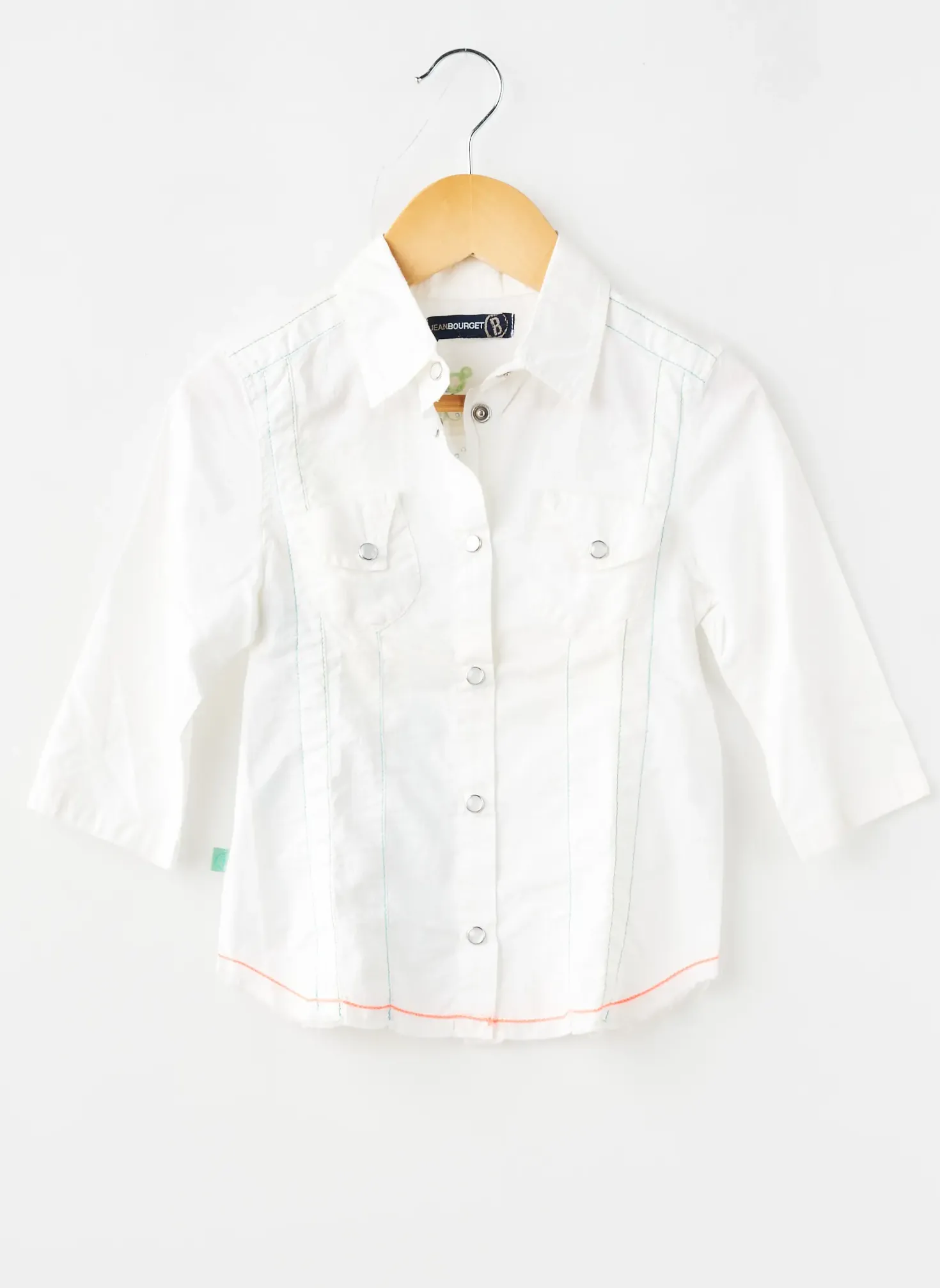 Chemise Manches Longues Jean Bourget Blanc