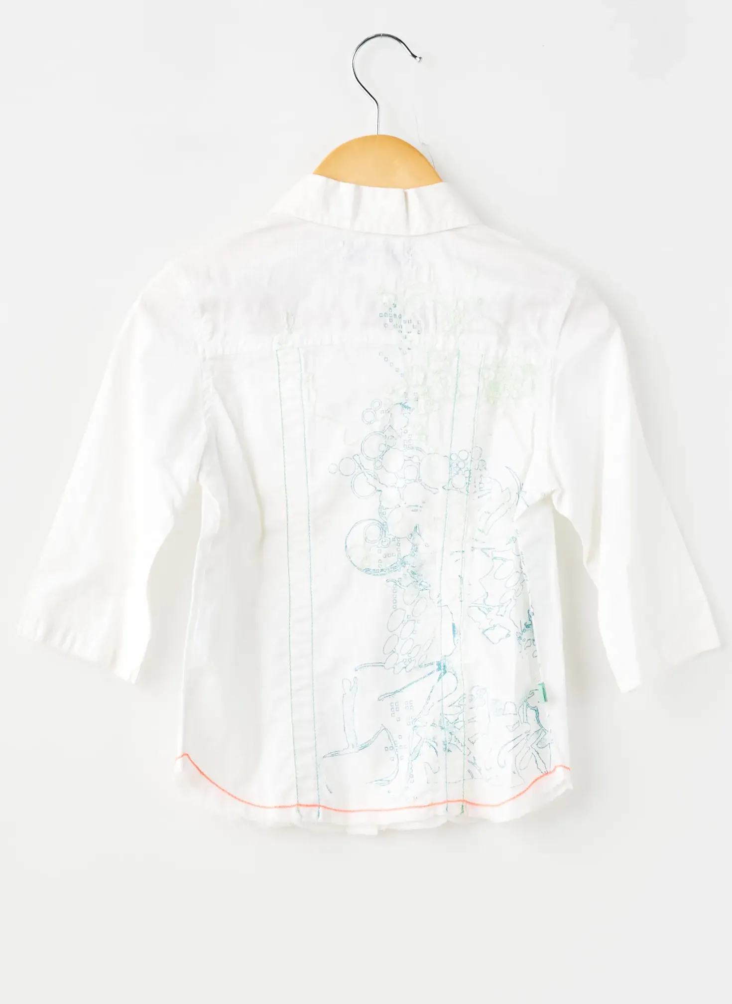 Chemise Manches Longues Jean Bourget Blanc
