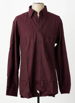 Chemise Manches Longues Jean Chancel Rouge