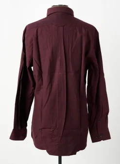 Chemise Manches Longues Jean Chancel Rouge