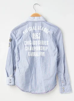 Chemise Manches Longues Kaporal Bleu