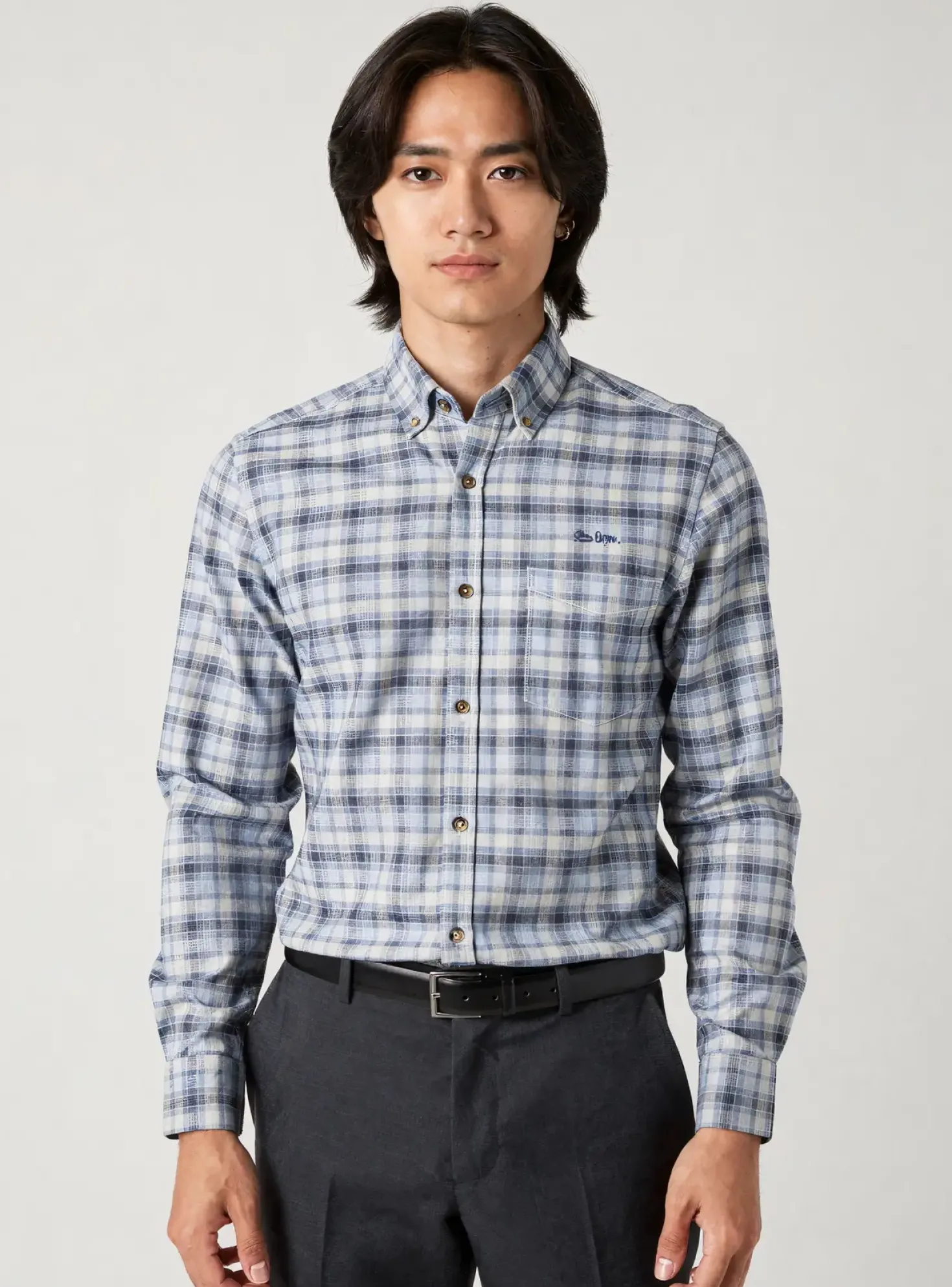 Chemise Manches Longues Lee Cooper Bleu