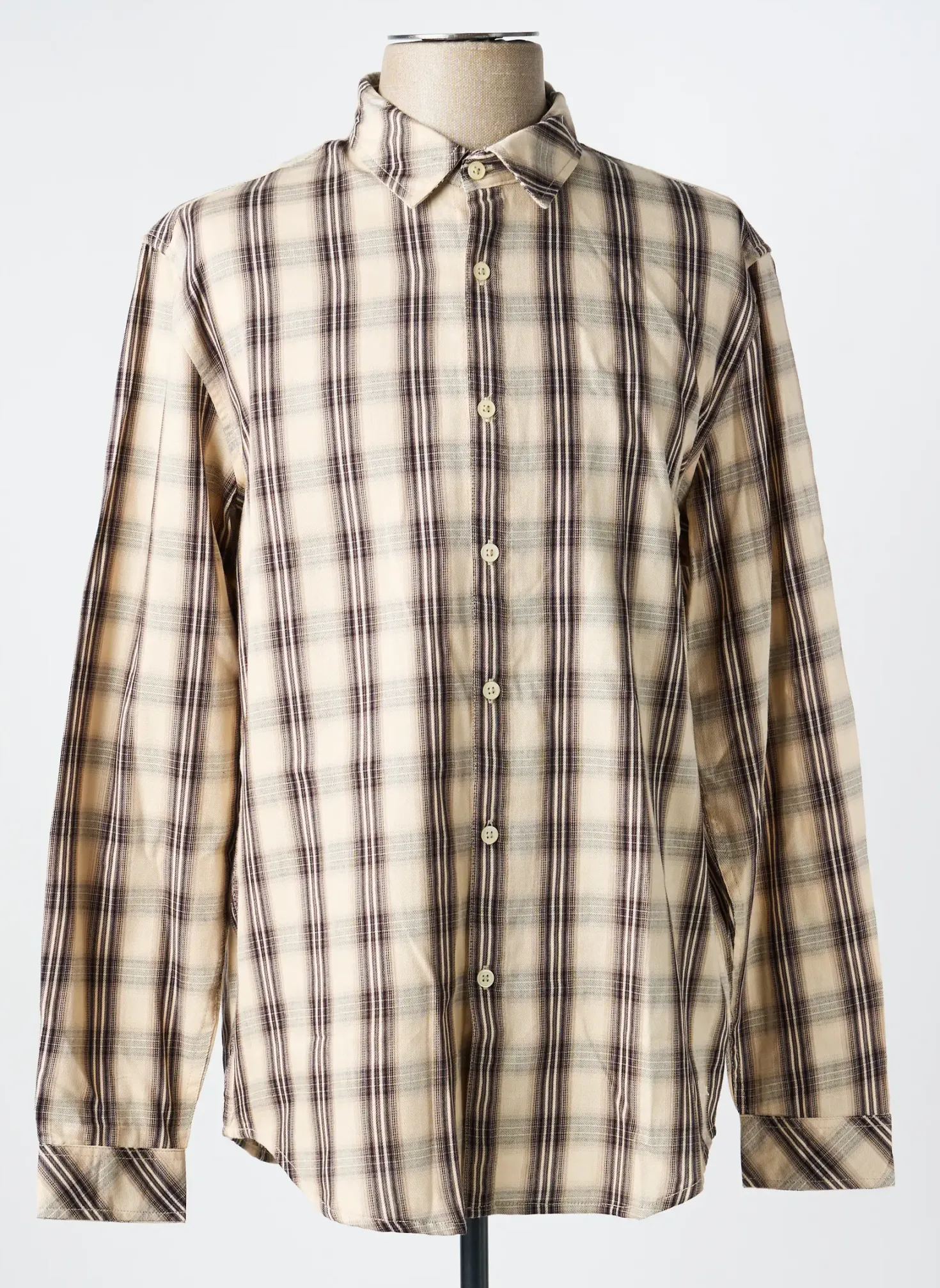 Chemise Manches Longues Lee Cooper Beige