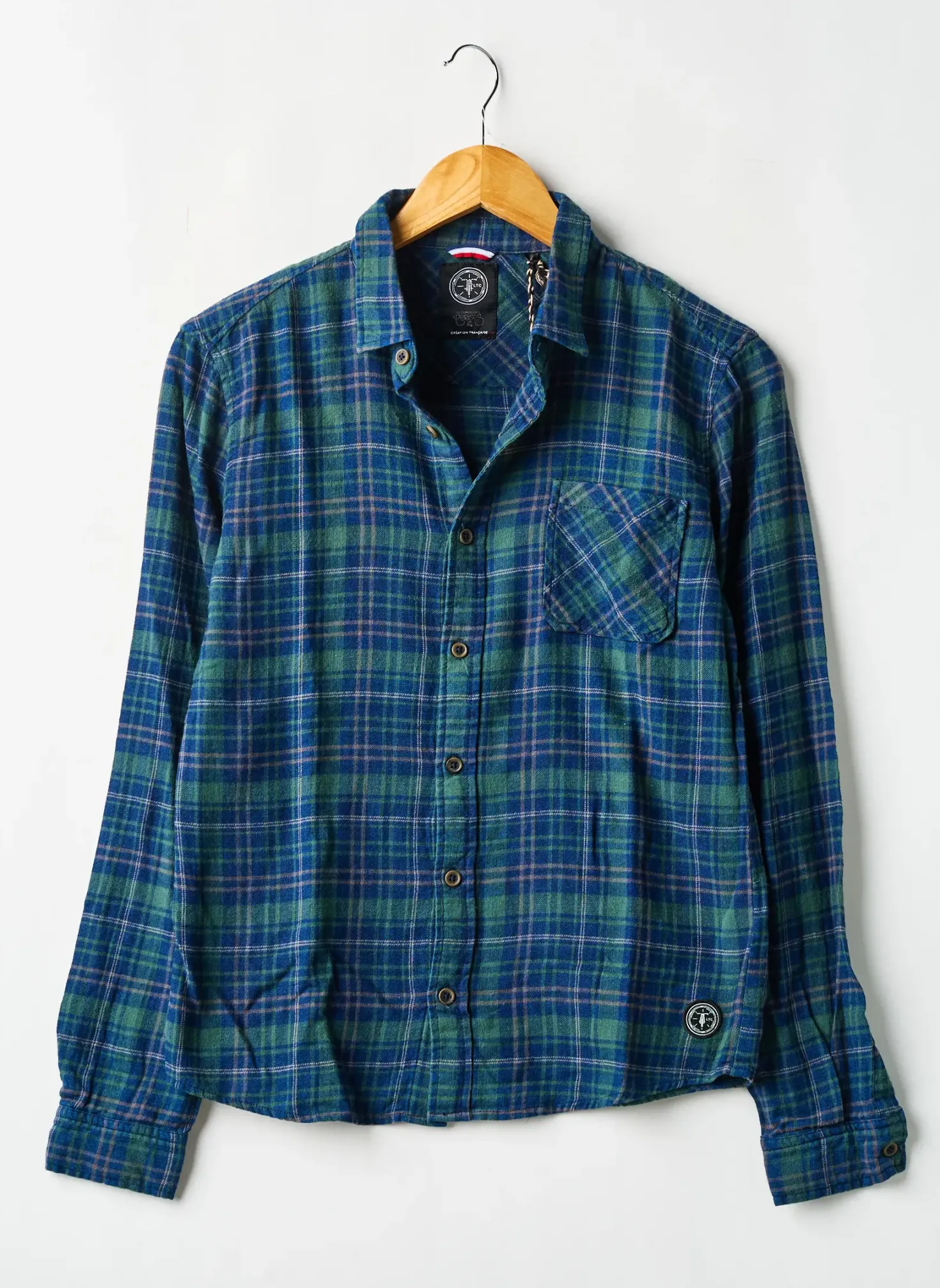 Chemise Manches Longues Le Temps Des Cerises Bleu