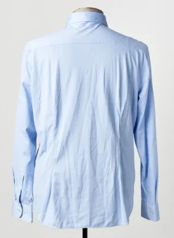 Chemise Manches Longues Mango Bleu