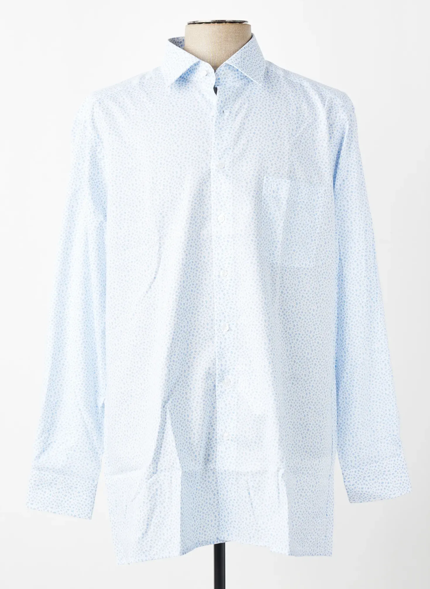 Chemise Manches Longues Marvelis Bleu