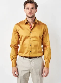 Chemise Manches Longues Marvelis Jaune