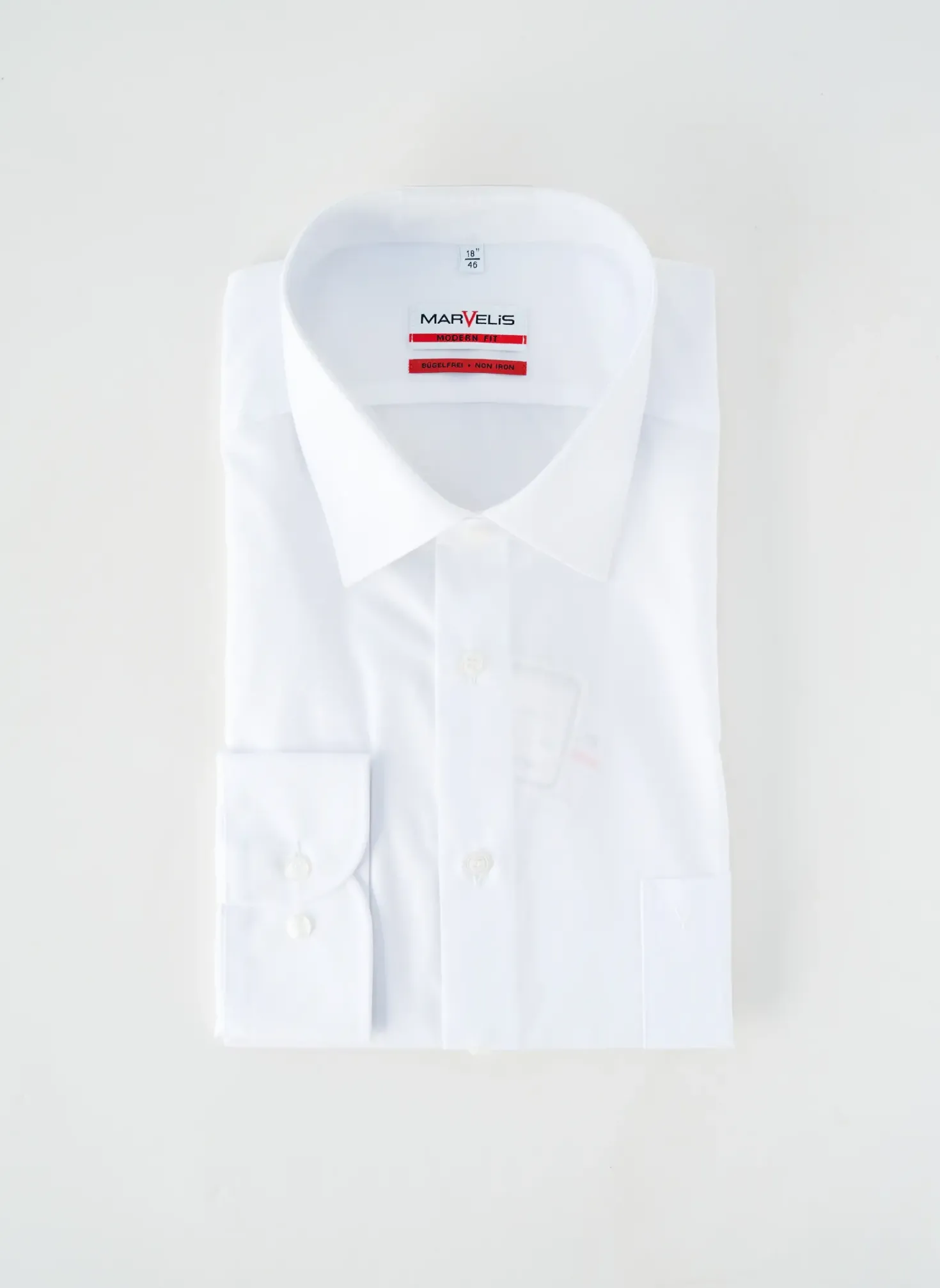 Chemise Manches Longues Marvelis Blanc