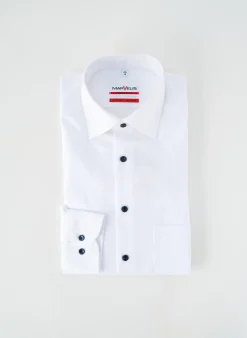 Chemise Manches Longues Marvelis Blanc