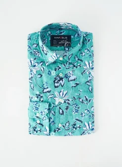 Chemise Manches Longues Marvelis Vert