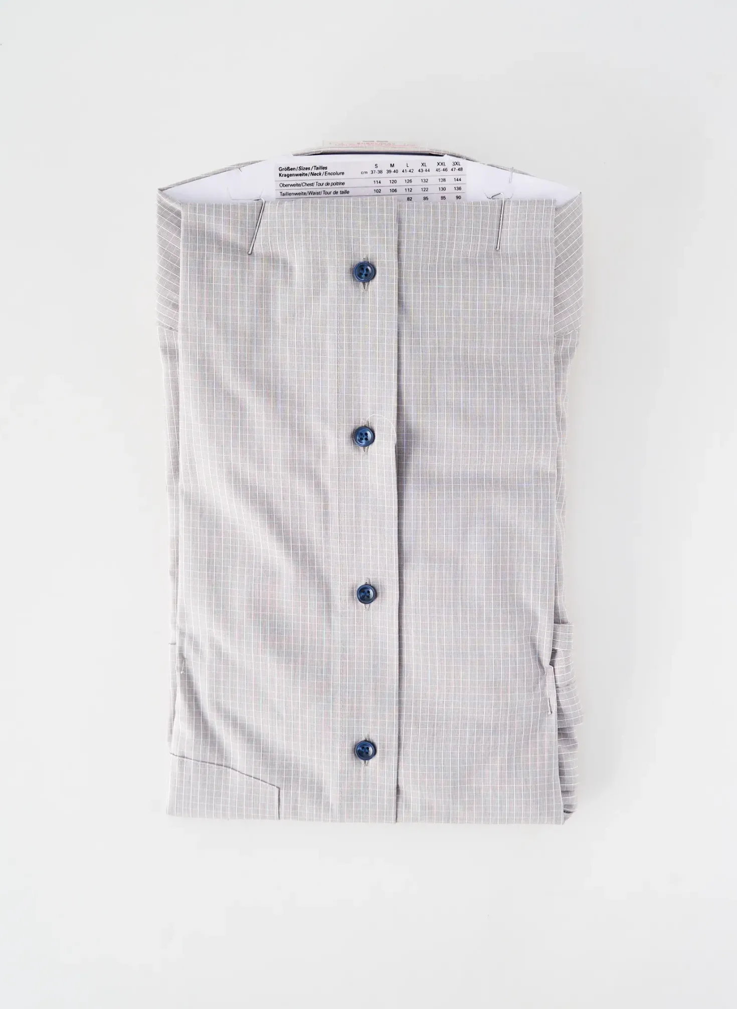 Chemise Manches Longues Marvelis Gris