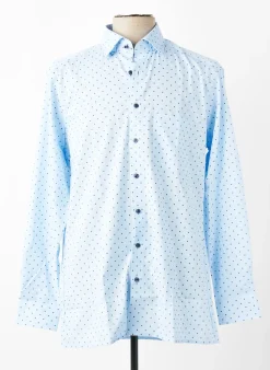 Chemise Manches Longues Marvelis Bleu