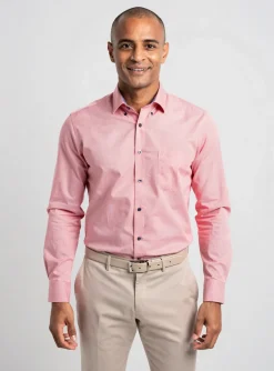 Chemise Manches Longues Marvelis Rouge