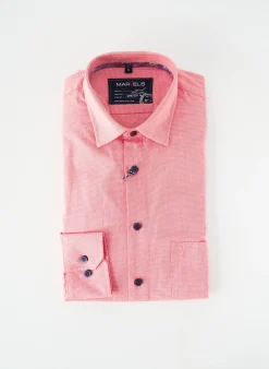 Chemise Manches Longues Marvelis Rouge