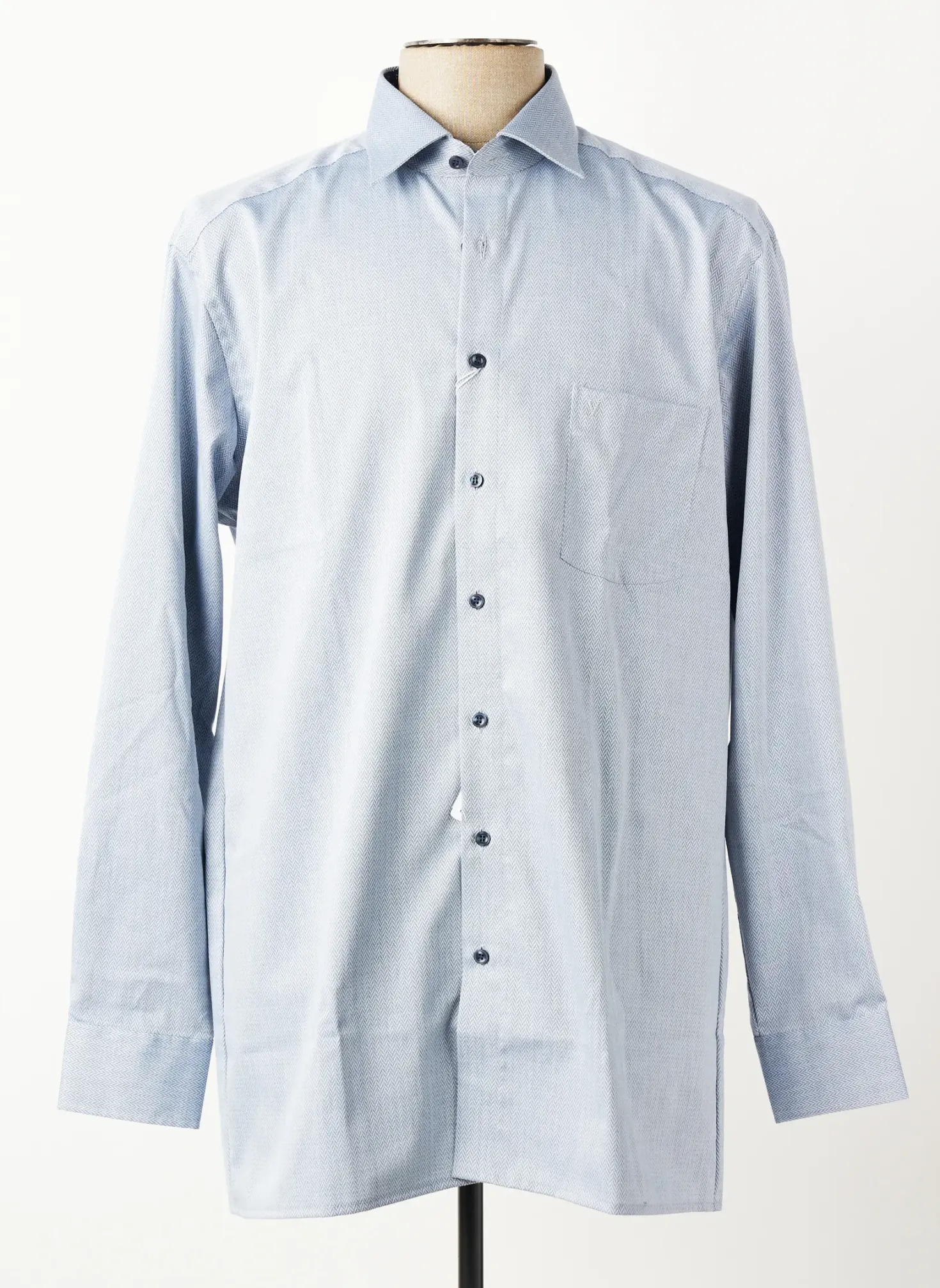 Chemise Manches Longues Marvelis Bleu
