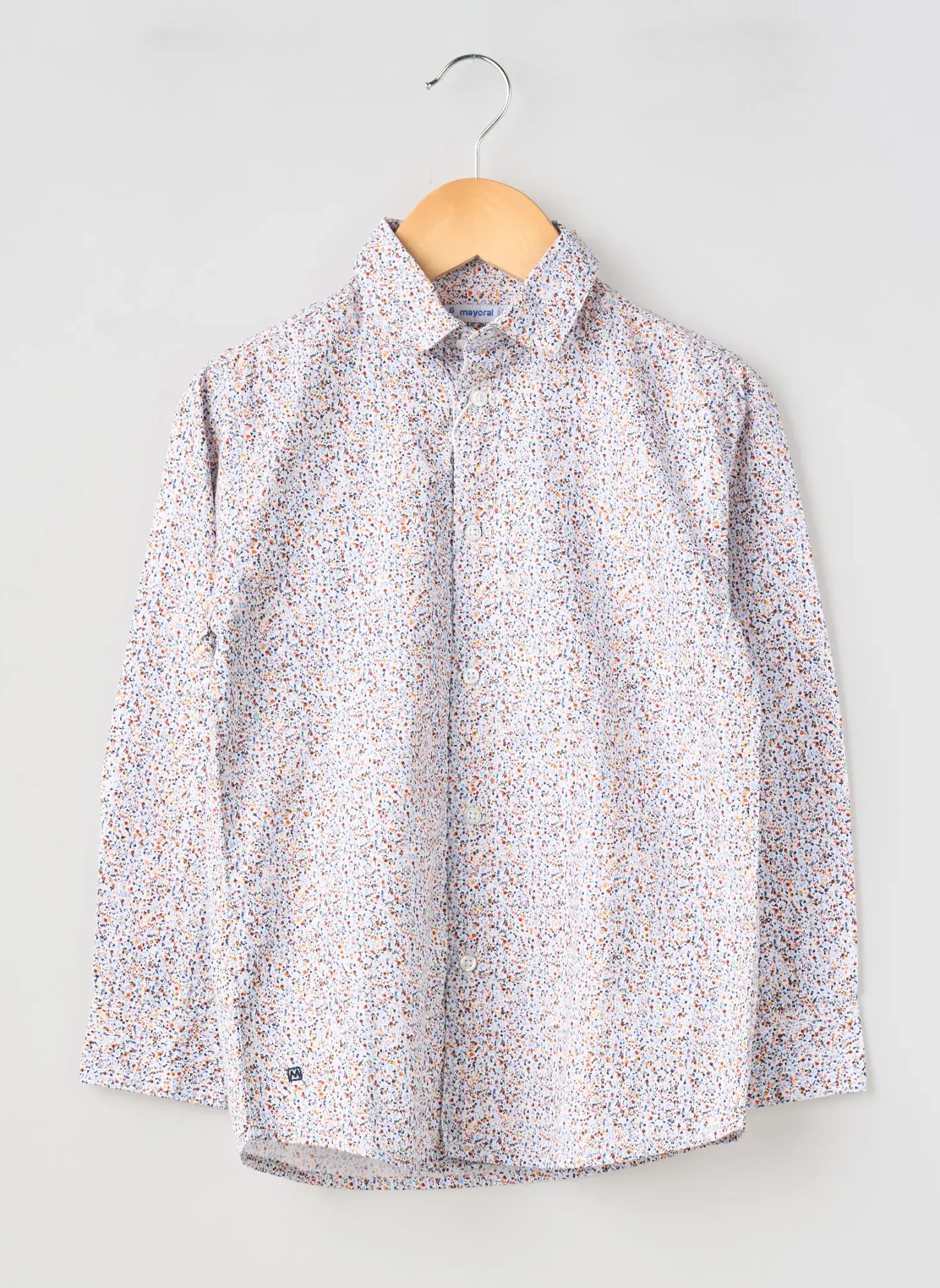 Chemise Manches Longues Mayoral Bleu