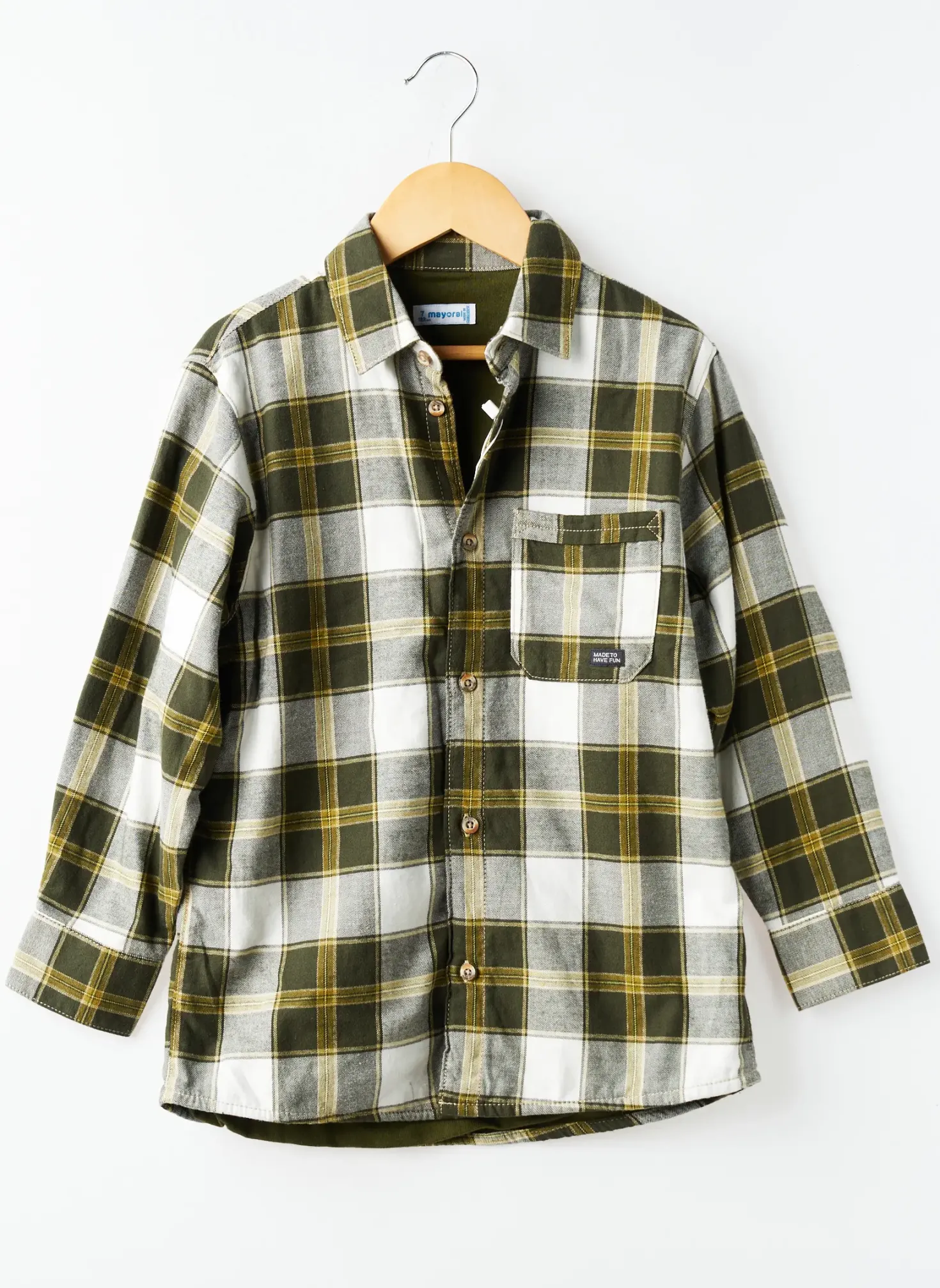 Chemise Manches Longues Mayoral Vert