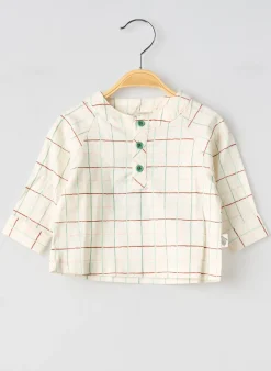 Chemise Manches Longues Moulin Roty Beige