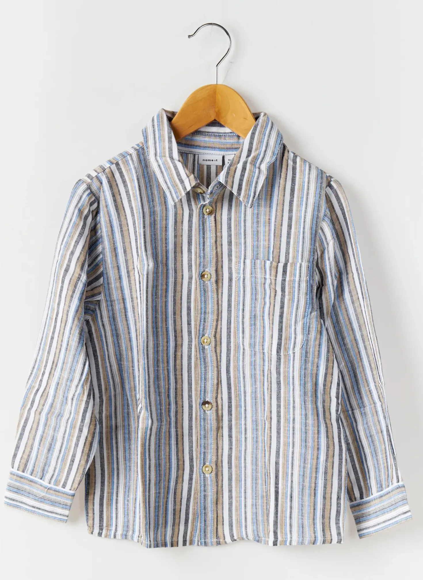 Chemise Manches Longues Name It Bleu