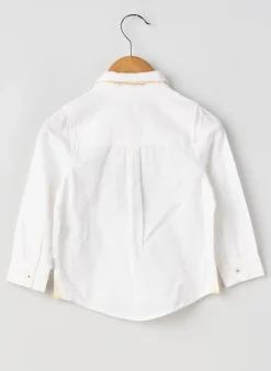 Chemise Manches Longues Noppies Blanc