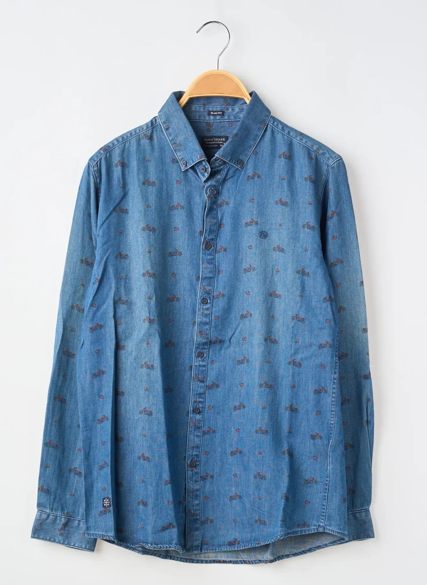 Chemise Manches Longues Nukutavake Bleu