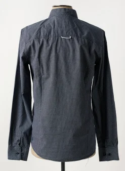 Chemise Manches Longues Numerologie Bleu Marine