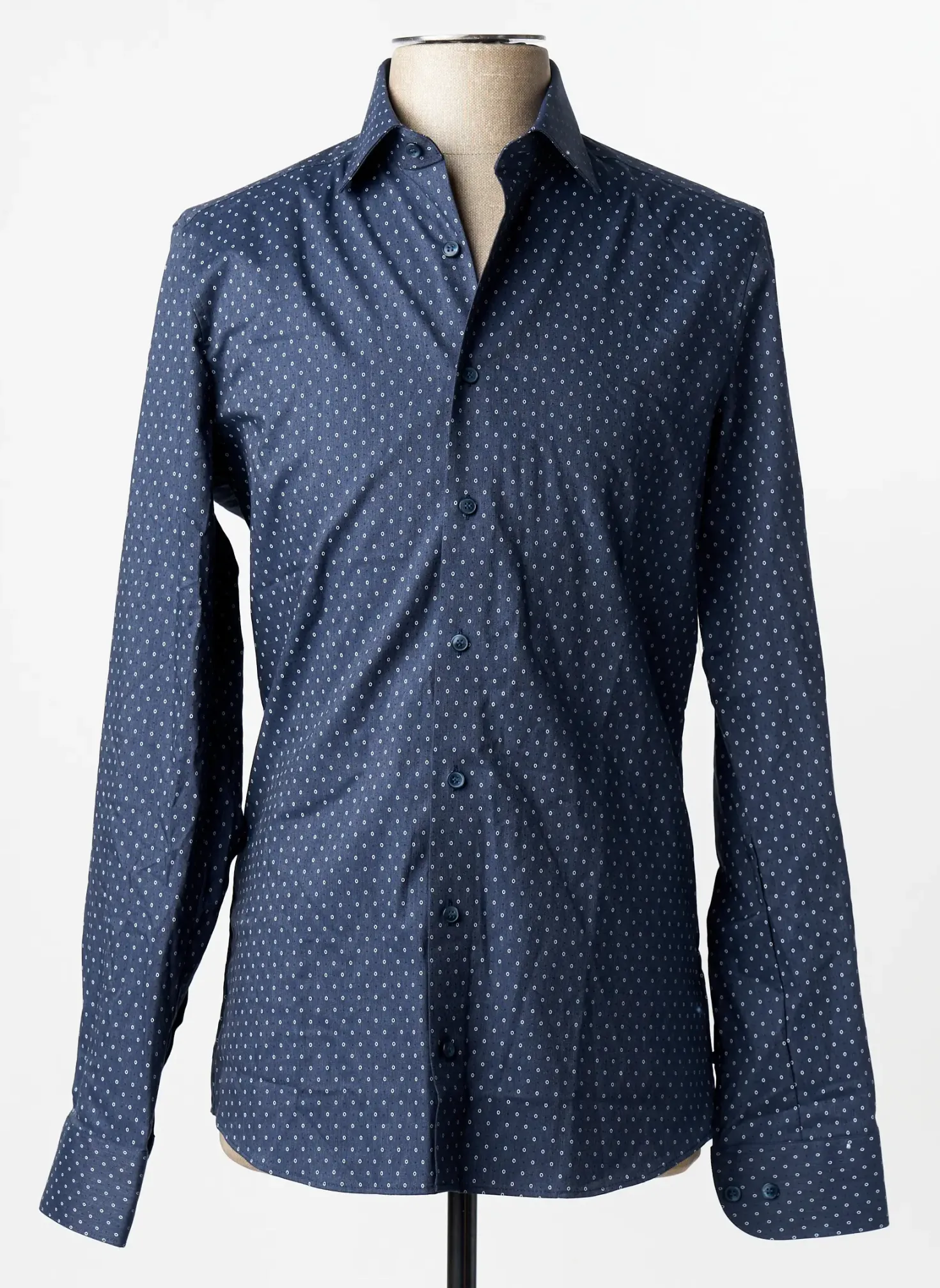 Chemise Manches Longues Olymp Bleu