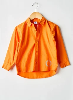 Chemise Manches Longues Petit Bateau Orange
