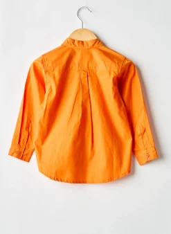 Chemise Manches Longues Petit Bateau Orange