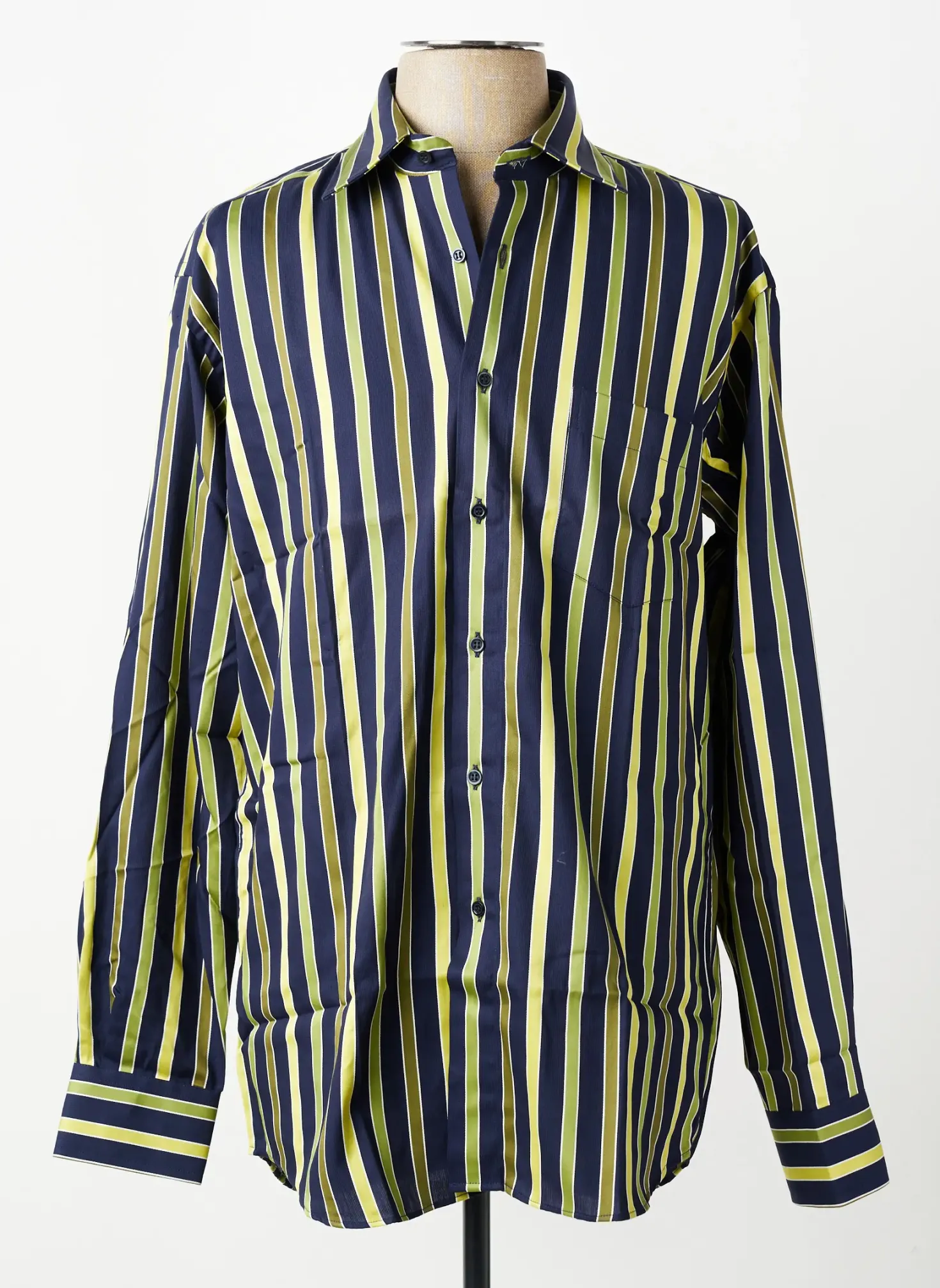 Chemise Manches Longues Pierre Cardin Bleu