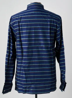 Chemise Manches Longues Pierre Talamon Bleu
