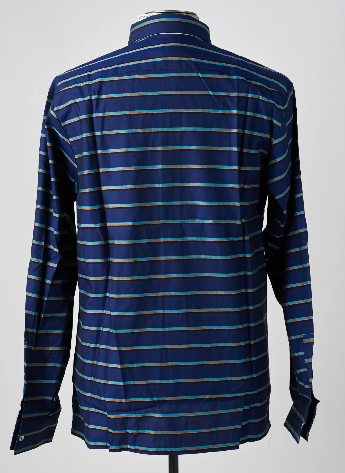Chemise Manches Longues Pierre Talamon Bleu