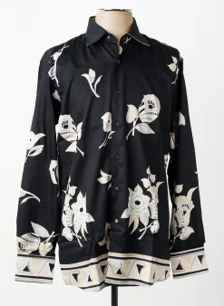 Chemise Manches Longues Pierre Cardin Noir