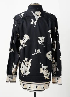 Chemise Manches Longues Pierre Cardin Noir