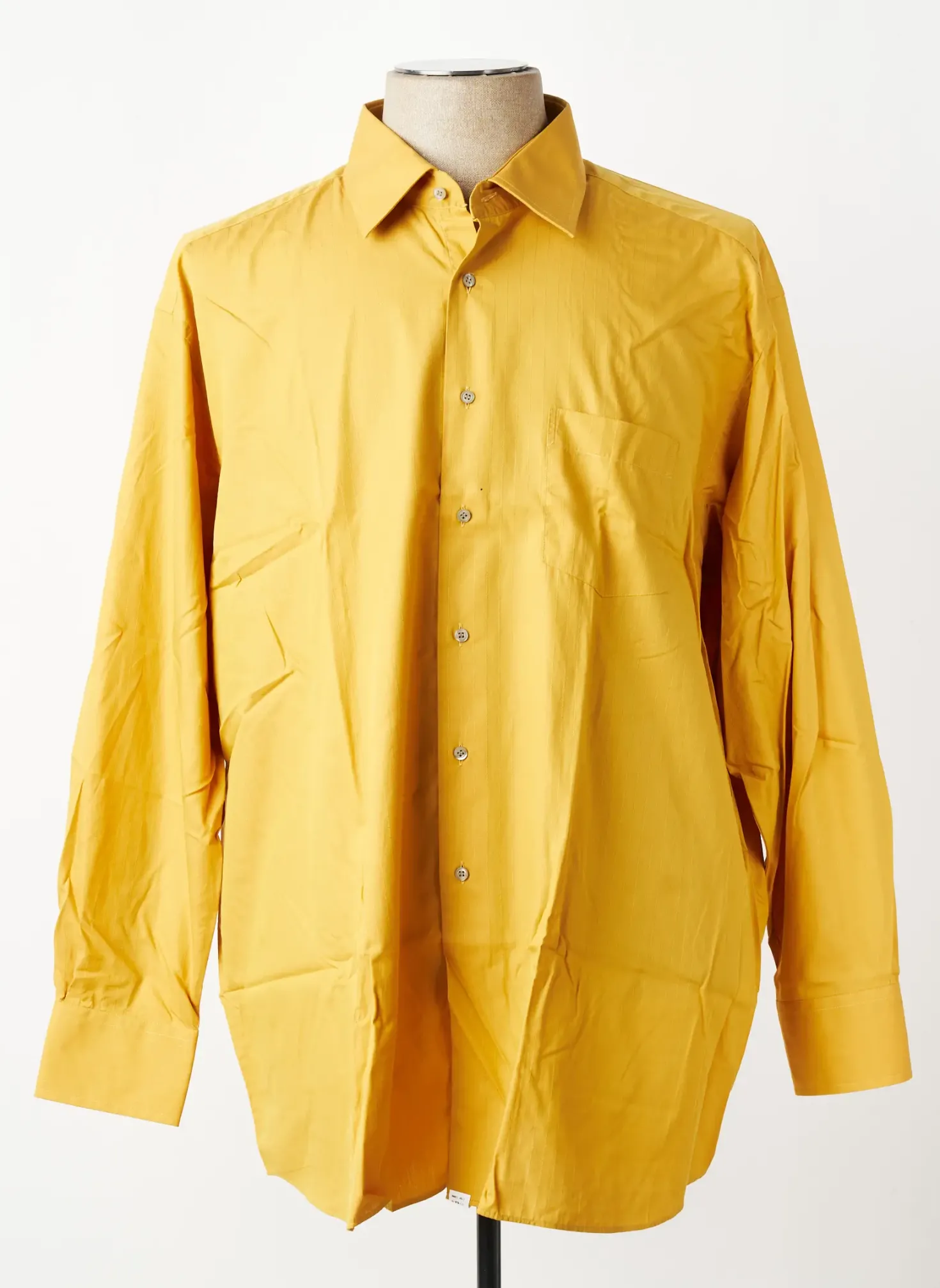 Chemise Manches Longues Pierre Cardin Jaune