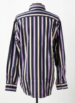 Chemise Manches Longues Pierre Cardin Violet