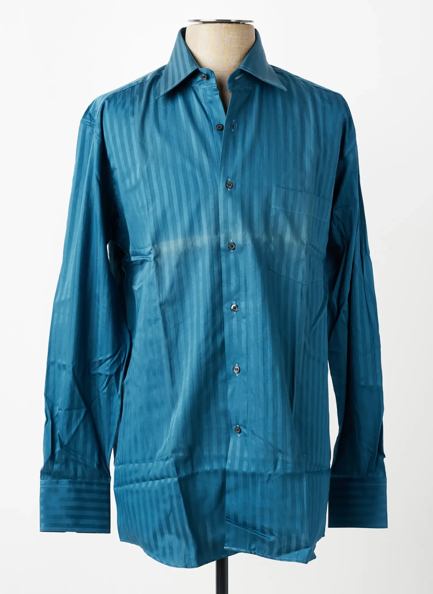 Chemise Manches Longues Pierre Cardin Bleu
