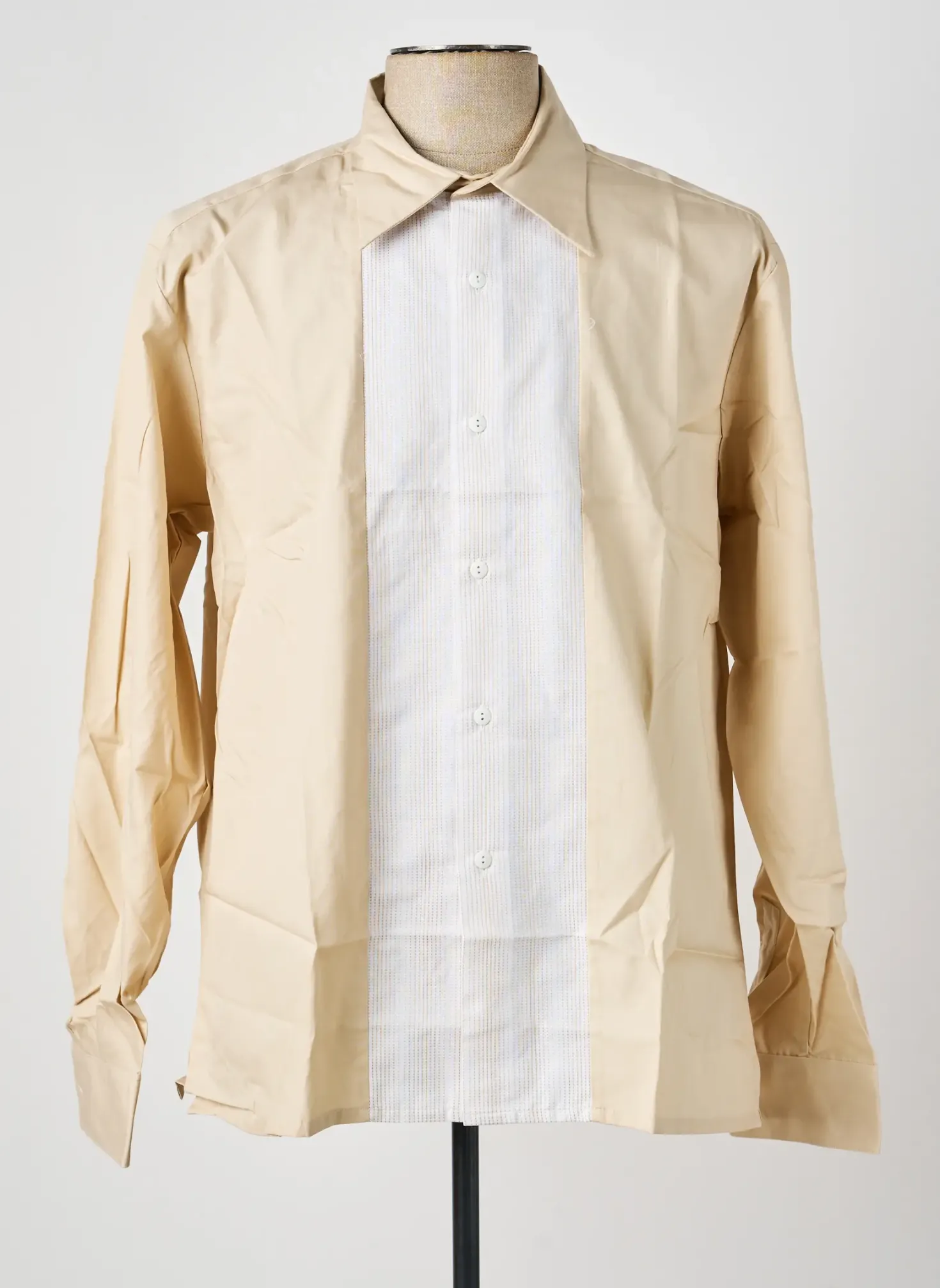 Chemise Manches Longues Pierre Talamon Beige