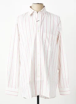 Chemise Manches Longues Pierre Cardin Rouge