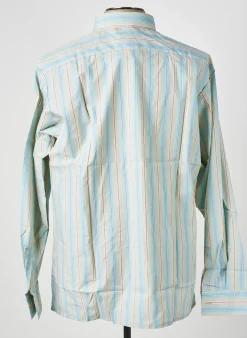 Chemise Manches Longues Pierre Talamon Bleu