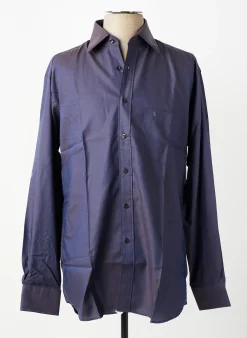 Chemise Manches Longues Pierre Cardin Violet